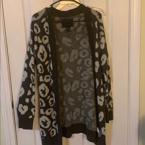 Grey & White sweater